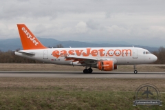 EasyJet A319 HB-JYF