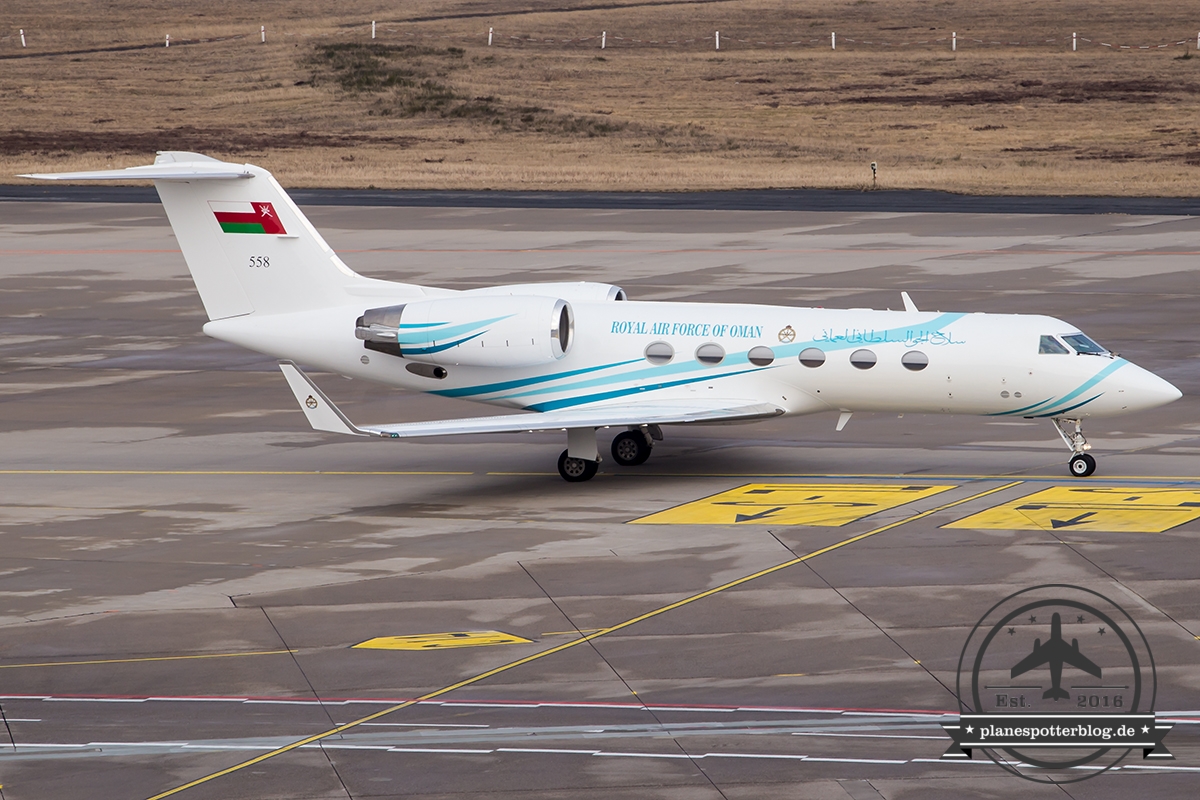 Gulfstream G450 Royal Airforce of Oman 558 G20 Außenministertreffen 2017