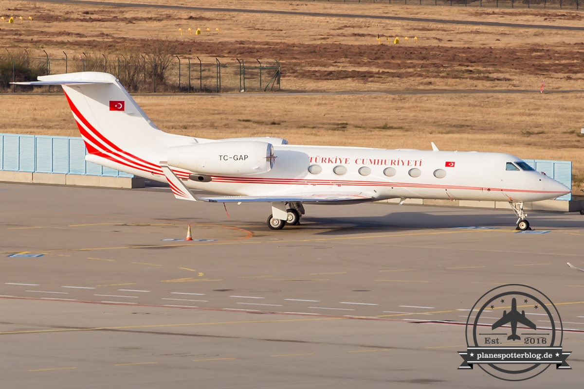 Gulfstream G450 TC-GAP Türkische Luftwaffe G20 Außenministertreffen 2017