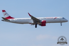 OE-LWD Austrian Airlines Embraer ERJ-195LR (ERJ-190-200 LR) - cn 19000411