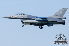 J-020 General Dynamics F-16AM Fighting Falcon Royal Netherlands Air Force Volkel 313 Sqn