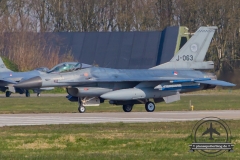 J-063 General Dynamics F-16AM Fighting Falcon Royal Netherlands Air Force Volkel 313 Sqn