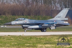 J-871 General Dynamics F-16AM Fighting Falcon Royal Netherlands Air Force Leeuwarden 322Sqn