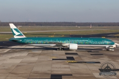 B-KPB B777-300ER Cathay Pacific Spirit of Honk Kong Terrasse